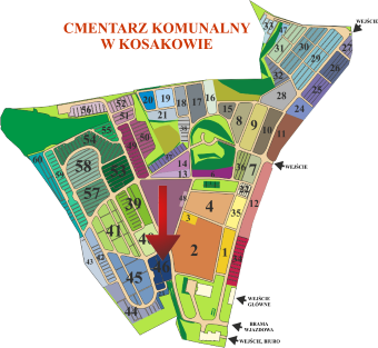 Brak mapy sektorowej