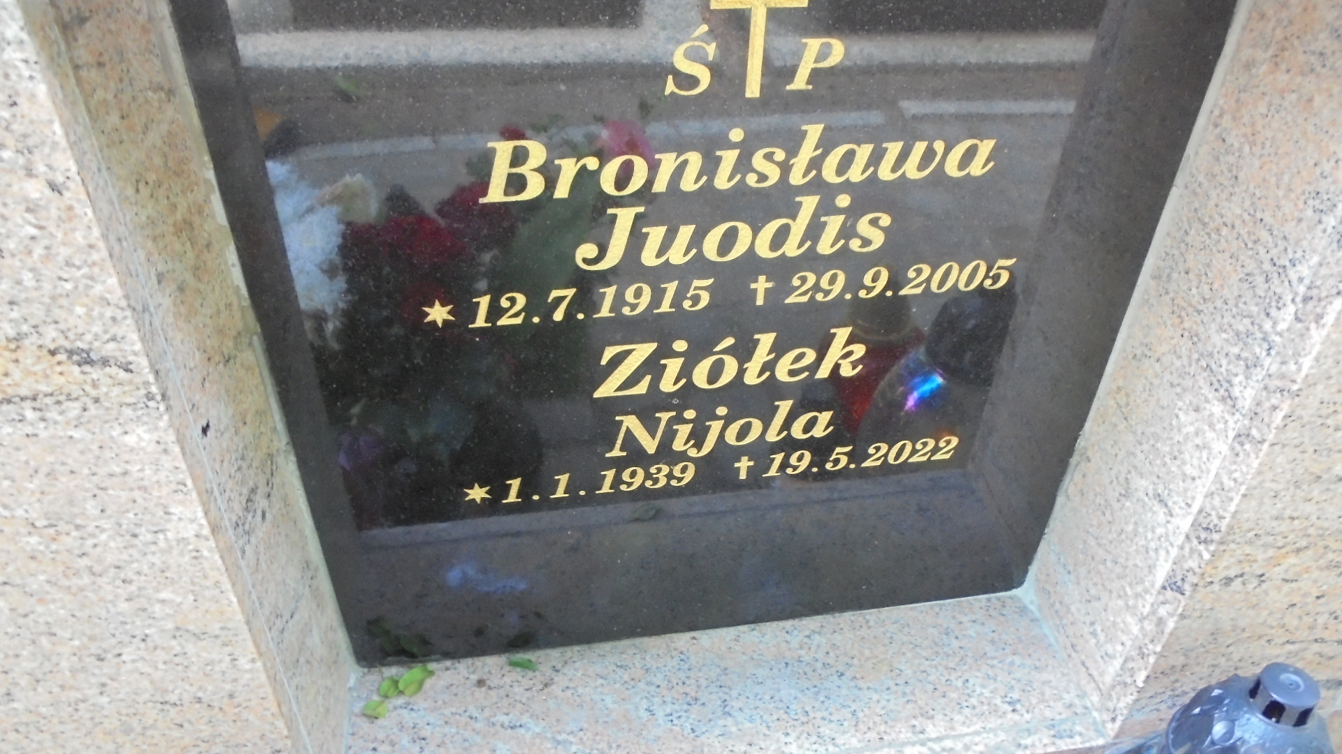 Zdjęcie grobu BRONISŁAWA MARIA JUODIS