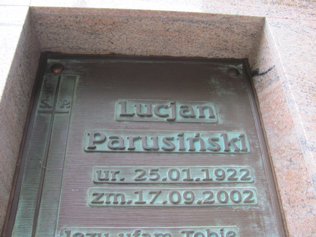 Lucjan Stefan PARUSIŃSKI 1922 Gdynia - Grobonet - Wyszukiwarka osób pochowanych