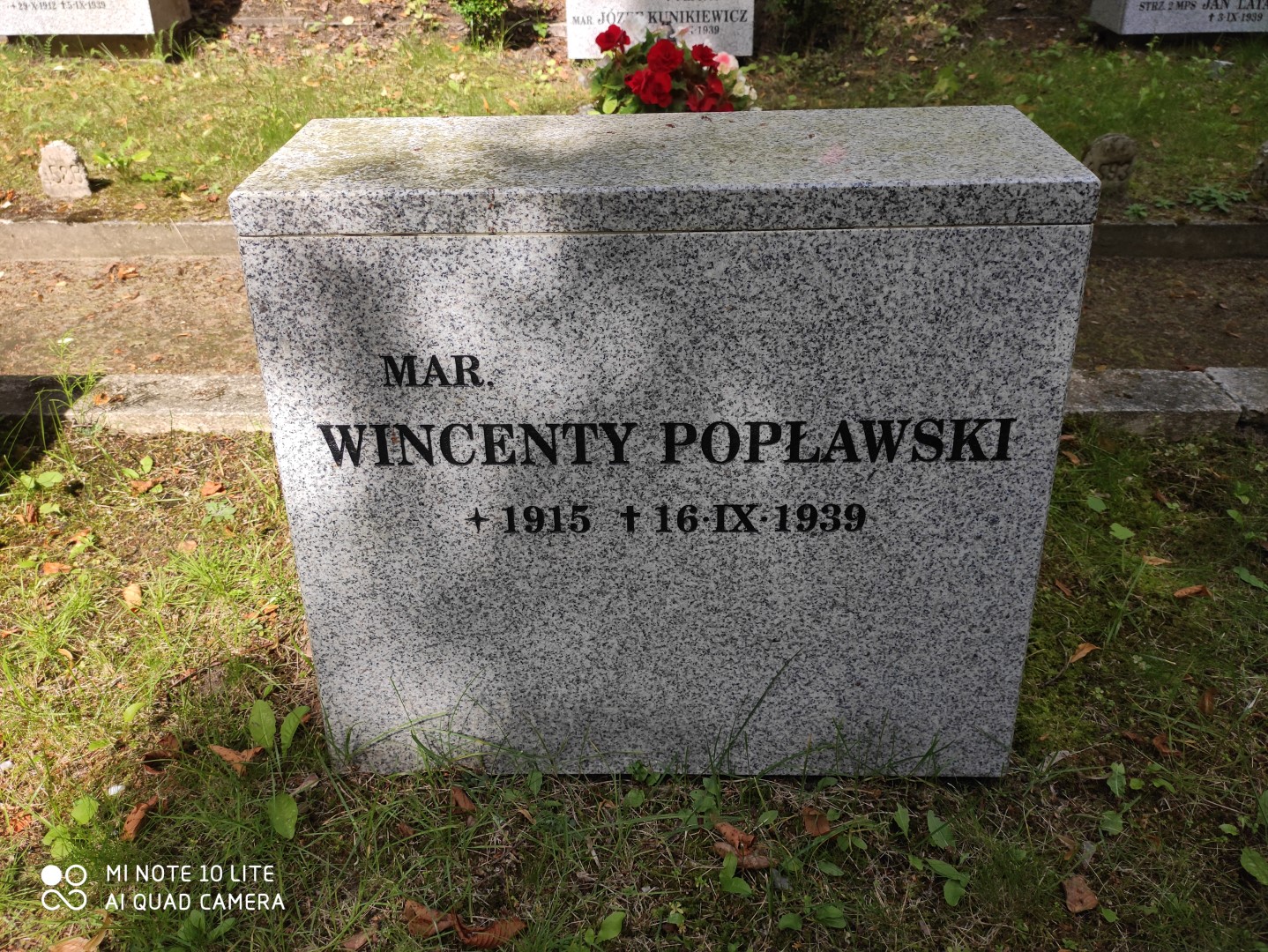 Wincenty POPŁAWSKI Gdynia - Grobonet - Wyszukiwarka osób pochowanych