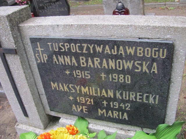 Anna KAROSZEWSKA 1915 Gdynia - Grobonet - Wyszukiwarka osób pochowanych