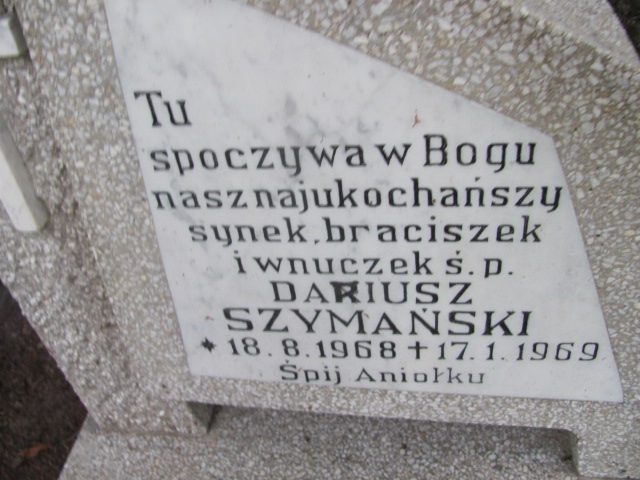 Dariusz SZYMAŃSKI 1968 Gdynia - Grobonet - Wyszukiwarka osób pochowanych