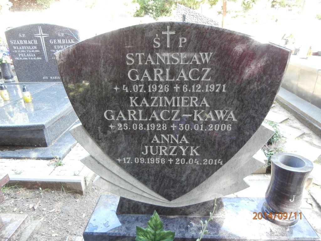 Anna JURZYK 1956 Gdynia - Grobonet - Wyszukiwarka osób pochowanych