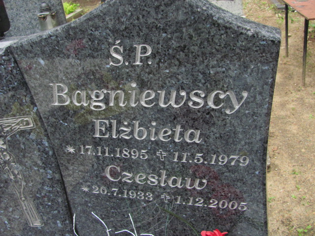 Elżbieta BAGNIEWSKA Gdynia - Grobonet - Wyszukiwarka osób pochowanych