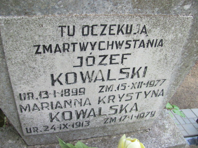 Józef KOWALSKI Gdynia - Grobonet - Wyszukiwarka osób pochowanych