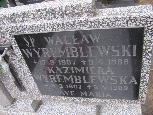 Wacław WYREMBLEWSKI 1907 Gdynia - Grobonet - Wyszukiwarka osób pochowanych