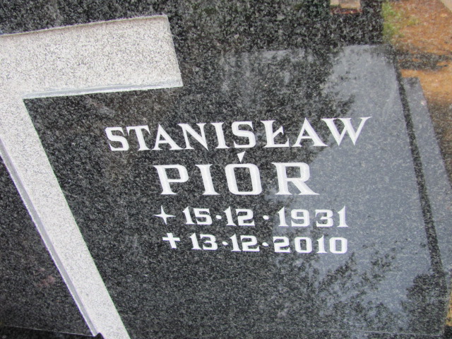 Stanisław Bernard PIÓR 1931 Gdynia - Grobonet - Wyszukiwarka osób pochowanych