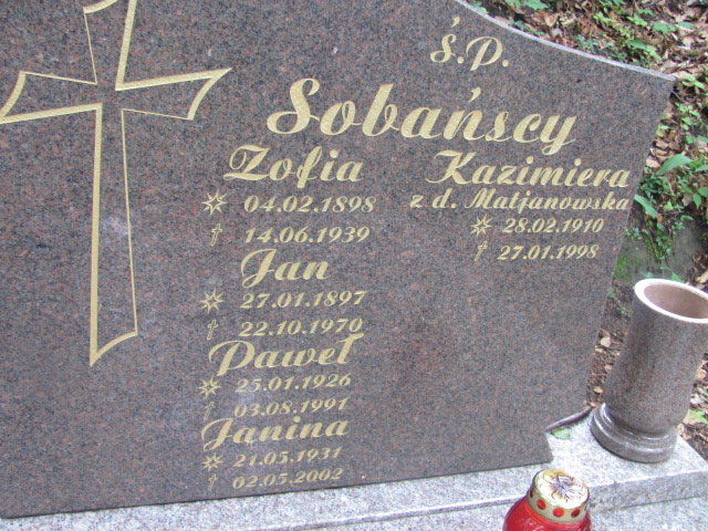 Paweł SOBAŃSKI 1926 Gdynia - Grobonet - Wyszukiwarka osób pochowanych