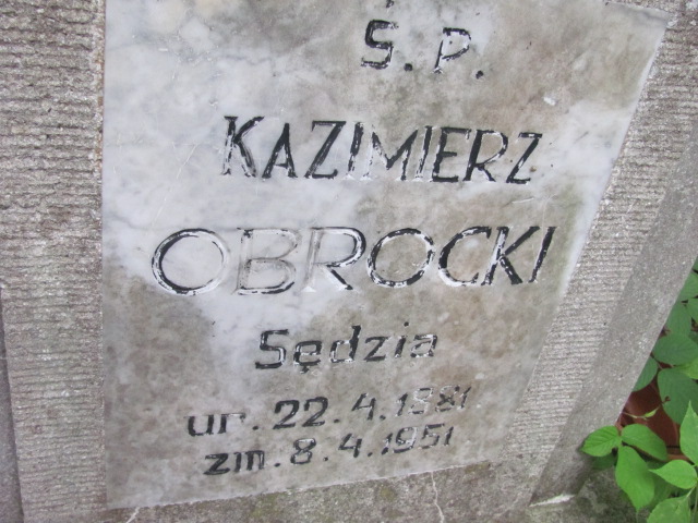 Kazimierz OBROCKI 1881 Gdynia - Grobonet - Wyszukiwarka osób pochowanych