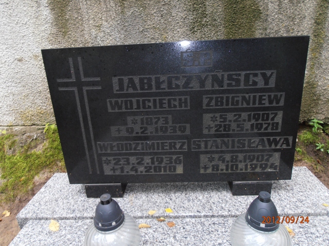 Włodzimierz Stanisław JABŁCZYŃSKI 1936 Gdynia - Grobonet - Wyszukiwarka osób pochowanych