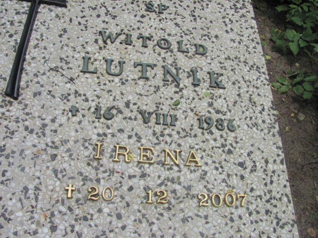 Irena Helena LUTNIK 1920 Gdynia - Grobonet - Wyszukiwarka osób pochowanych