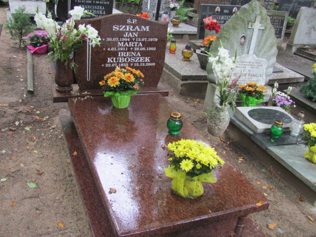 Irena Danuta KUBOSZEK 1933 Gdynia - Grobonet - Wyszukiwarka osób pochowanych