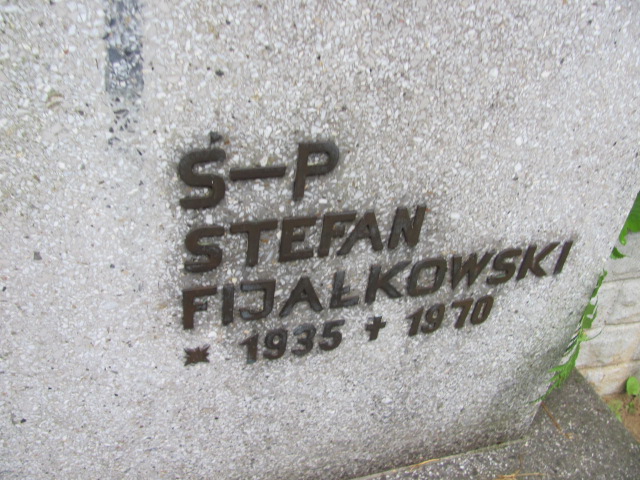 Stefan FIJAŁKOWSKI 1935 Gdynia - Grobonet - Wyszukiwarka osób pochowanych