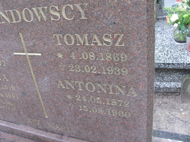 Tomasz LEWANDOWSKI 1869 Gdynia - Grobonet - Wyszukiwarka osób pochowanych