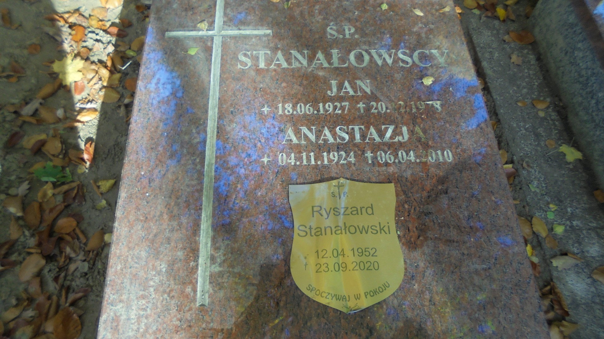 Jan STANAŁOWSKI 1927 Gdynia - Grobonet - Wyszukiwarka osób pochowanych