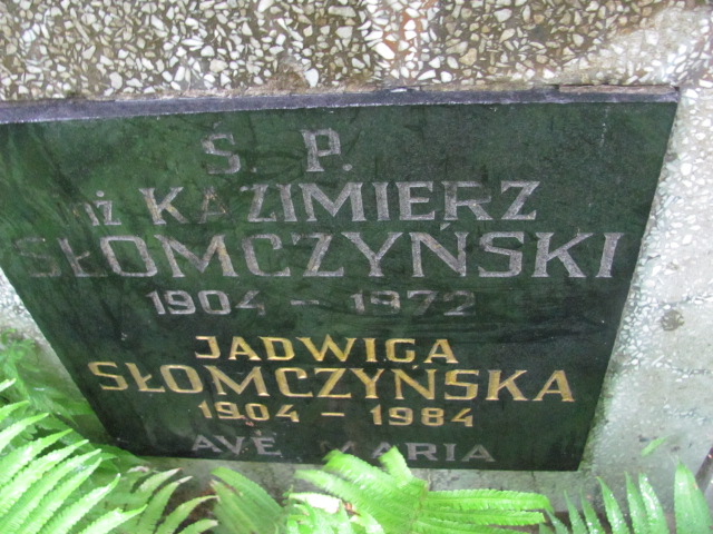 Kazimierz SŁOMCZYŃSKI 1904 Gdynia - Grobonet - Wyszukiwarka osób pochowanych