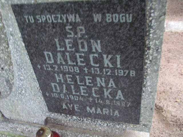 Helena DALECKA 1904 Gdynia - Grobonet - Wyszukiwarka osób pochowanych