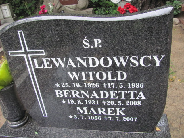 Witold LEWANDOWSKI 1926 Gdynia - Grobonet - Wyszukiwarka osób pochowanych