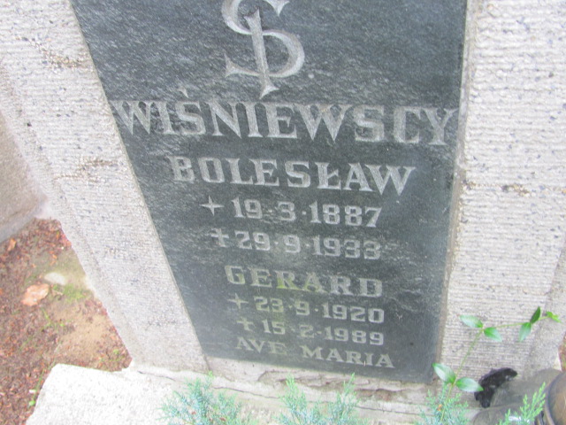 Gerard WIŚNIEWSKI 1920 Gdynia - Grobonet - Wyszukiwarka osób pochowanych