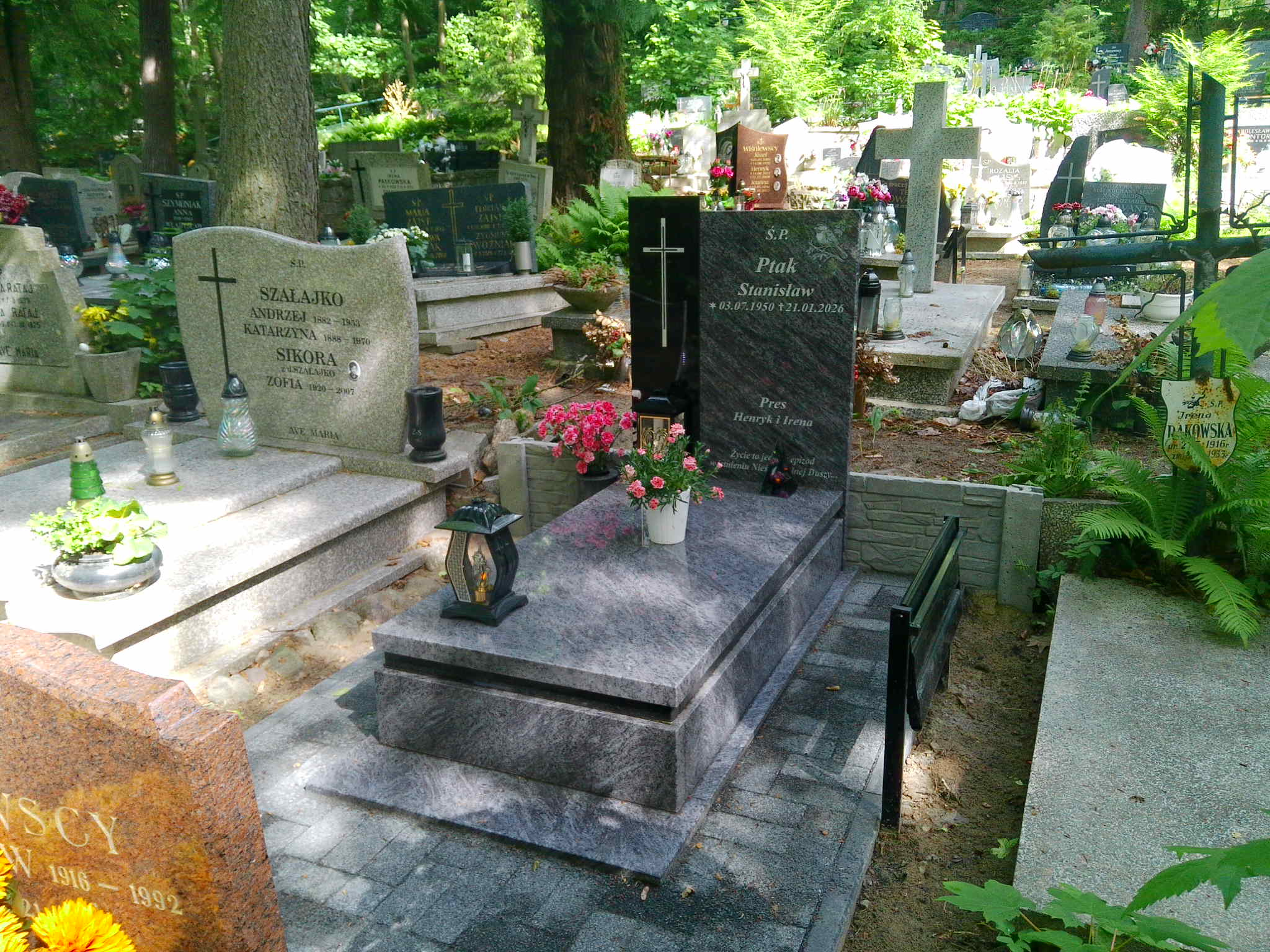 Grób STANISŁAW PTAK