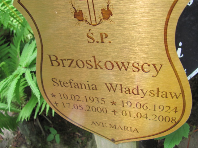 Władysław Jan BRZOSKOWSKI 1924 Gdynia - Grobonet - Wyszukiwarka osób pochowanych