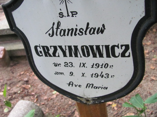 Stanisław GRZYMOWICZ 1910 Gdynia - Grobonet - Wyszukiwarka osób pochowanych