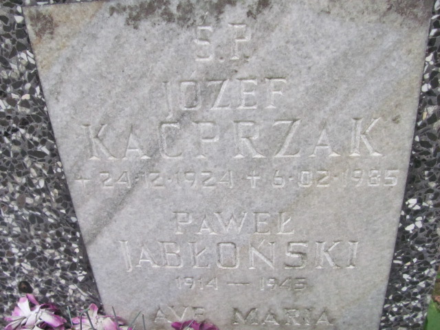 Józef KACPRZAK 1924 Gdynia - Grobonet - Wyszukiwarka osób pochowanych