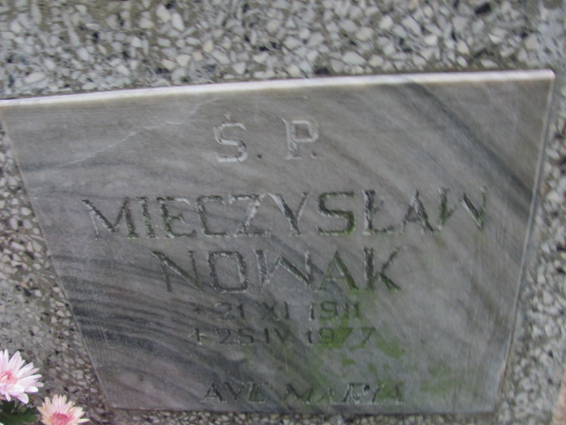 Mieczysław NOWAK 1911 Gdynia - Grobonet - Wyszukiwarka osób pochowanych