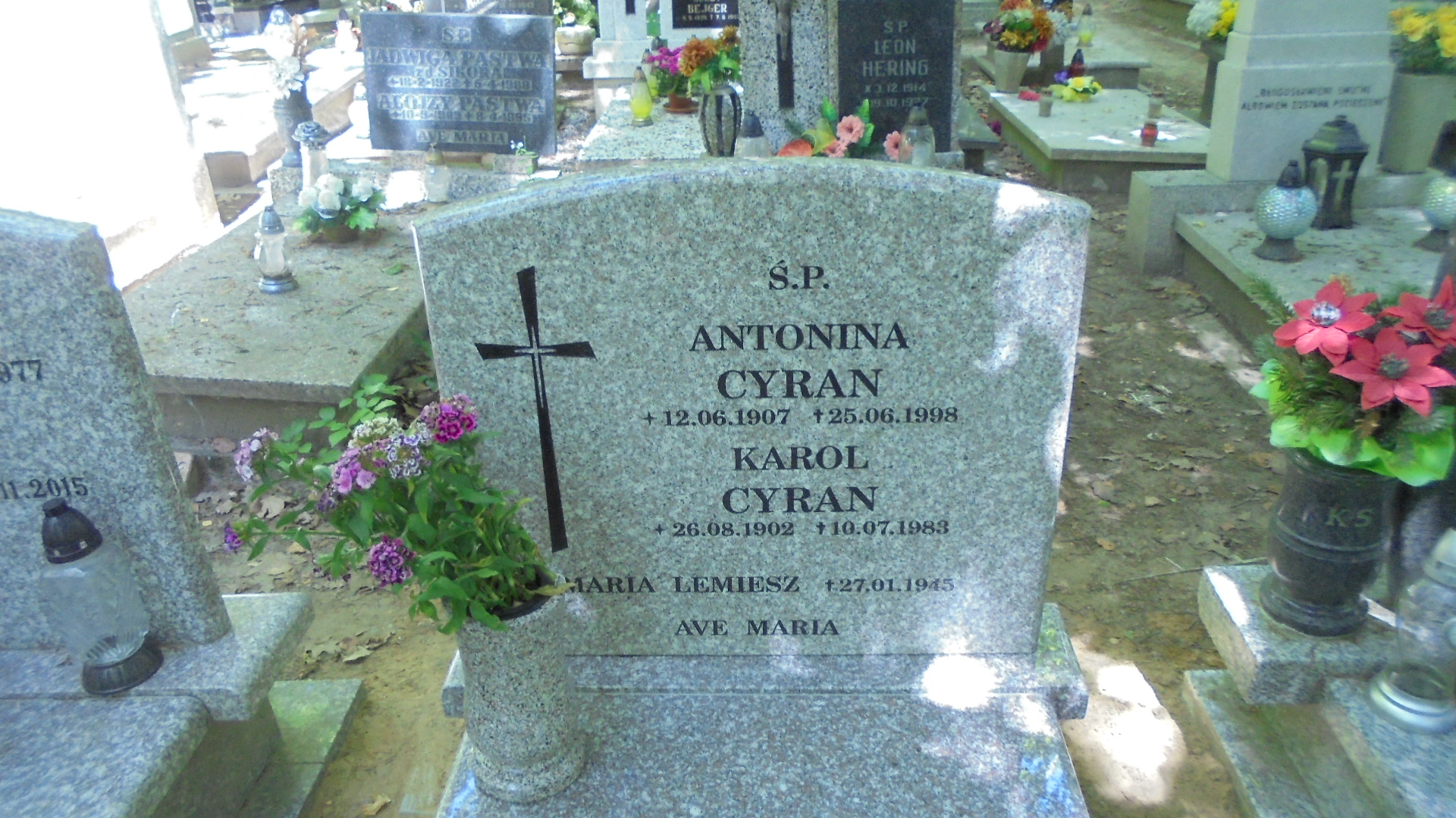 Antonina CYRAN 1907 Gdynia - Grobonet - Wyszukiwarka osób pochowanych