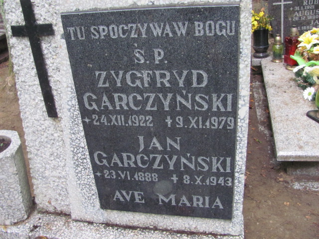 Zygfryd GARCZYŃSKI 1922 Gdynia - Grobonet - Wyszukiwarka osób pochowanych