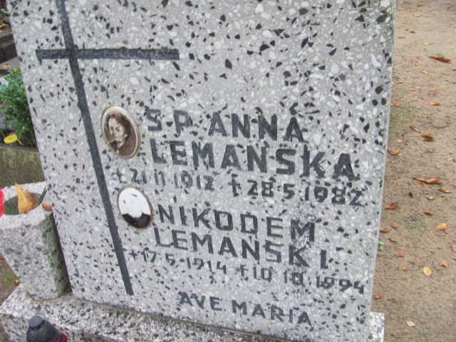 Anna LEMAŃSKA 1912 Gdynia - Grobonet - Wyszukiwarka osób pochowanych