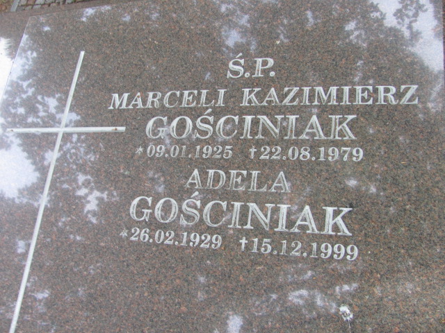 Adela GOŚCINIAK 1929 Gdynia - Grobonet - Wyszukiwarka osób pochowanych