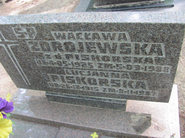 Lucjanna PISKORSKA 1915 Gdynia - Grobonet - Wyszukiwarka osób pochowanych