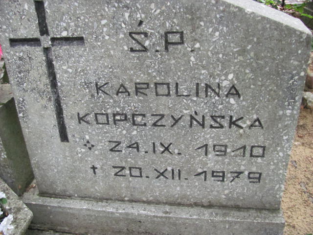 Karolina KOPCZYŃSKA 1910 Gdynia - Grobonet - Wyszukiwarka osób pochowanych