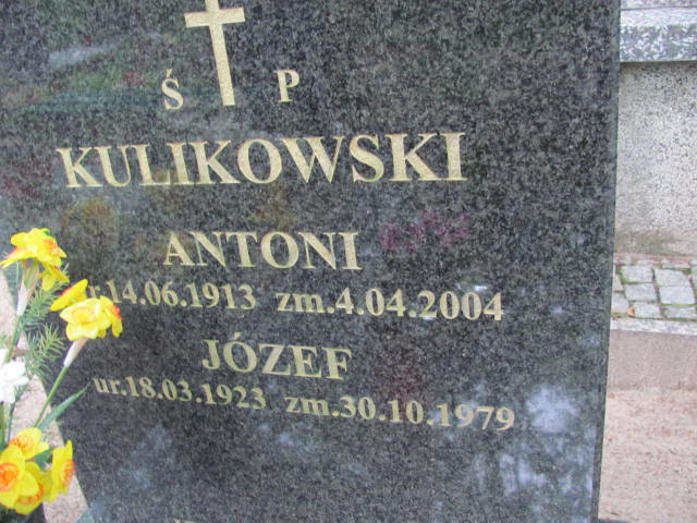 Antoni KULIKOWSKI 1913 Gdynia - Grobonet - Wyszukiwarka osób pochowanych