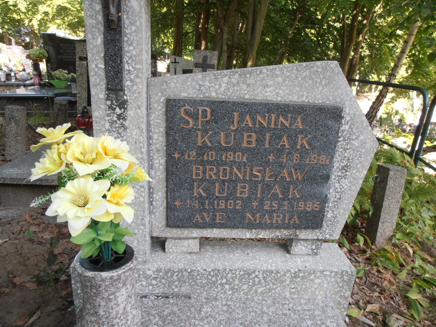 Janina KUBIAK 1901 Gdynia - Grobonet - Wyszukiwarka osób pochowanych
