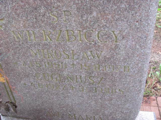 Eugeniusz WIERZBICKI 1927 Gdynia - Grobonet - Wyszukiwarka osób pochowanych