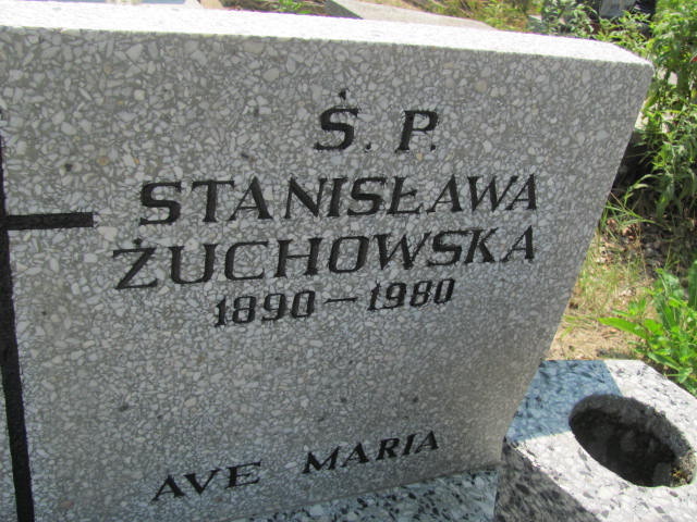 Stanisława ŻUCHOWSKA 1890 Gdynia - Grobonet - Wyszukiwarka osób pochowanych