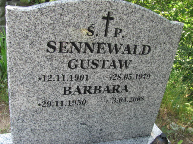 Barbara Irena SENNEWALD 1950 Gdynia - Grobonet - Wyszukiwarka osób pochowanych