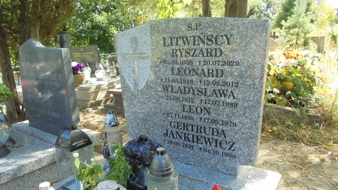 Leon LITWIŃSKI 1910 Gdynia - Grobonet - Wyszukiwarka osób pochowanych