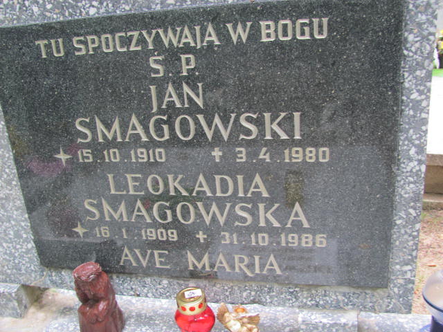 Jan SMAGOWSKI 1910 Gdynia - Grobonet - Wyszukiwarka osób pochowanych