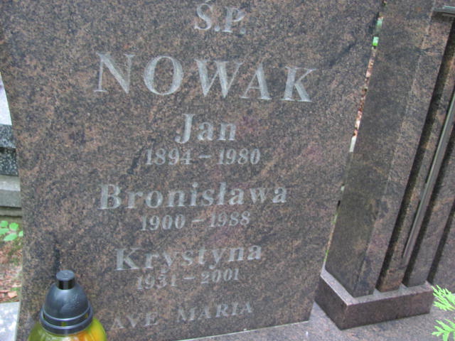 Jan NOWAK 1894 Gdynia - Grobonet - Wyszukiwarka osób pochowanych