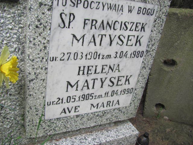 Franciszek MATYSEK 1901 Gdynia - Grobonet - Wyszukiwarka osób pochowanych