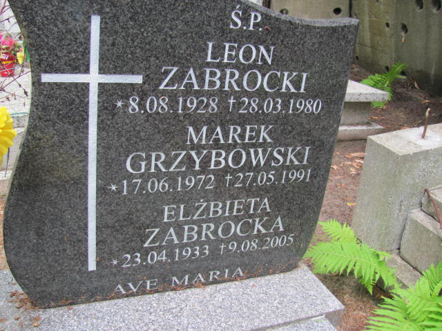 Marek GRZYBOWSKI 1972 Gdynia - Grobonet - Wyszukiwarka osób pochowanych