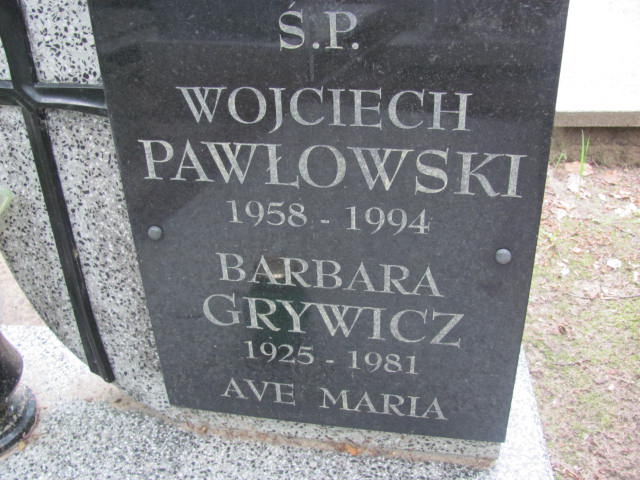 Wojciech PAWŁOWSKI 1958 Gdynia - Grobonet - Wyszukiwarka osób pochowanych