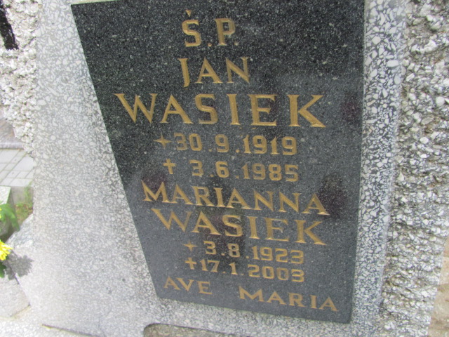 Marianna WASIEK 1923 Gdynia - Grobonet - Wyszukiwarka osób pochowanych
