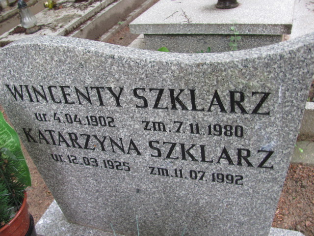 Wincenty SZKLARZ 1902 Gdynia - Grobonet - Wyszukiwarka osób pochowanych