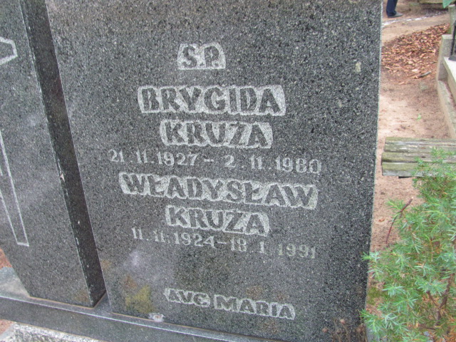 Brygida KRUŻA 1927 Gdynia - Grobonet - Wyszukiwarka osób pochowanych