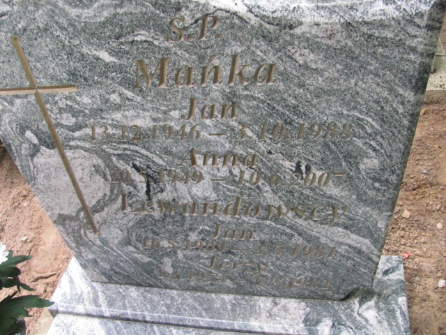 ANNA BERNADETA MAŃKA 1949 Gdynia - Grobonet - Wyszukiwarka osób pochowanych
