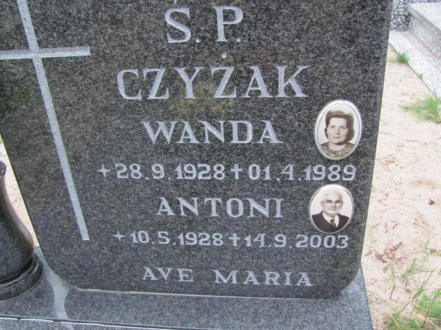 Wanda CZYŻAK 1928 Gdynia - Grobonet - Wyszukiwarka osób pochowanych